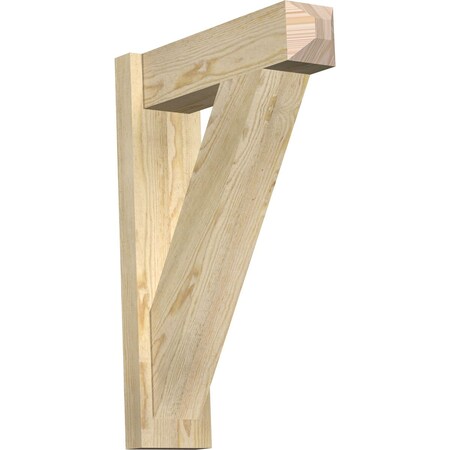 Ekena Millwork Traditional Rough Sawn Craftsman Outlooker, Douglas Fir, 6"W x 20"D x 28"H OUT06X20X28TRA04RDF